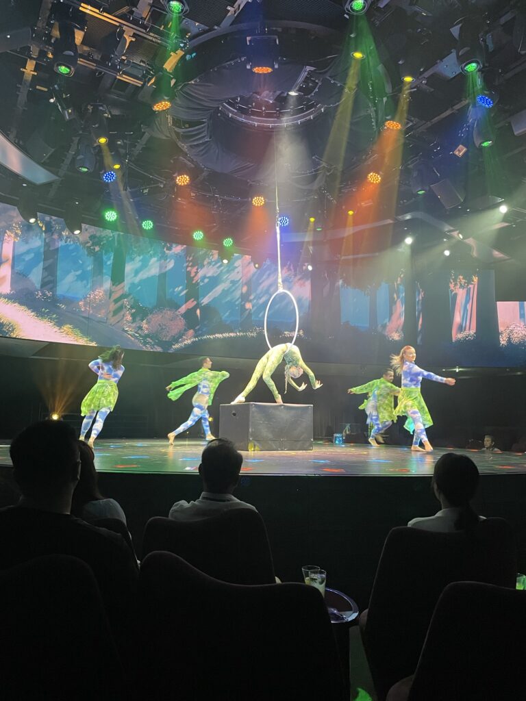 子連れクルーズ MSCクルーズ・ベリッシマ シルク・ドゥ・ソレイユ ショー